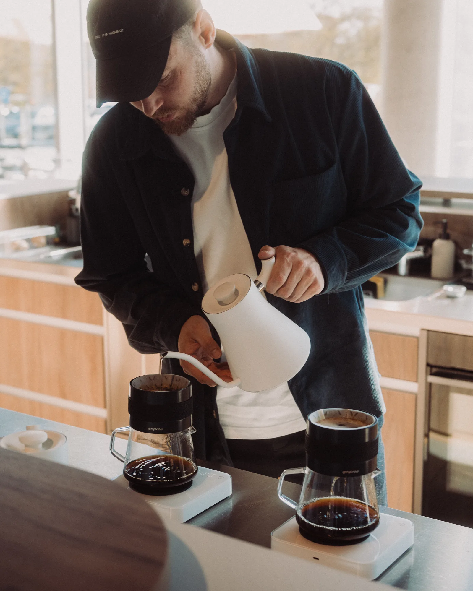 Coffee moment at the Graycano Brew Bar